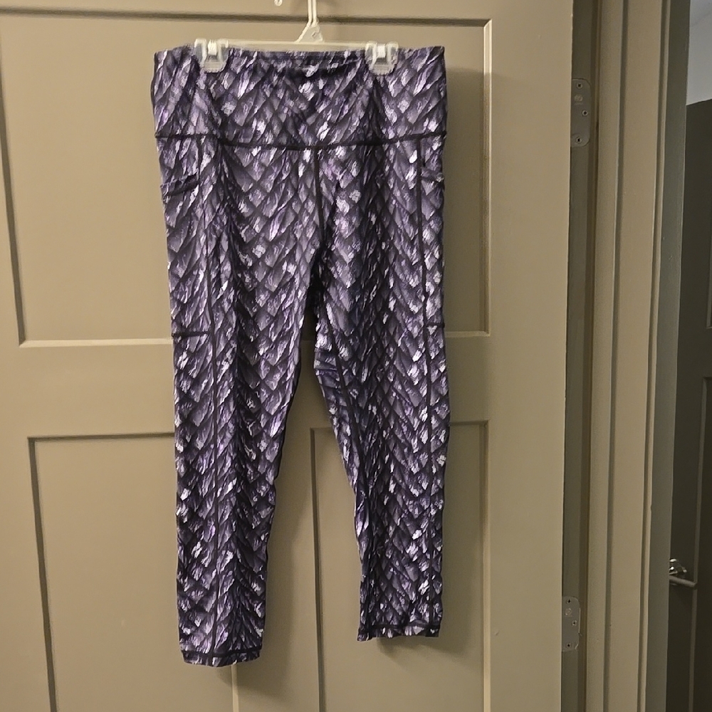 CVG Purple Dragon Scale Leggings